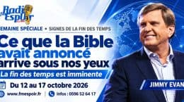 Ce que la Bible avait annoncé arrive sous nos yeux: La fin des temps est imminente: